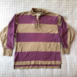 Adidas Equipment Purple and grey rugby shirt!